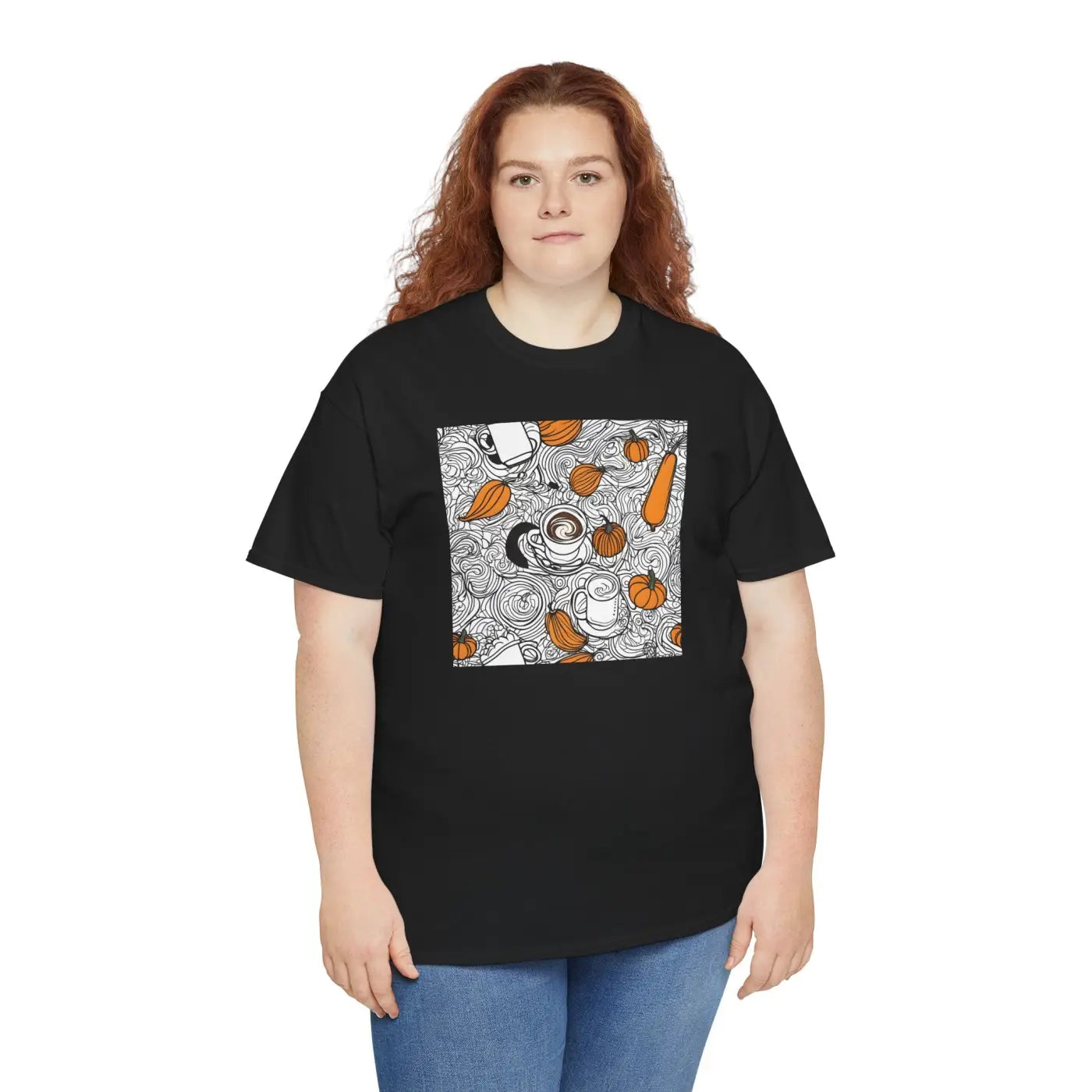 Pumpkin Spice Latte Deluxe T Shirt - Unisex Heavy Cotton - DipaliZ