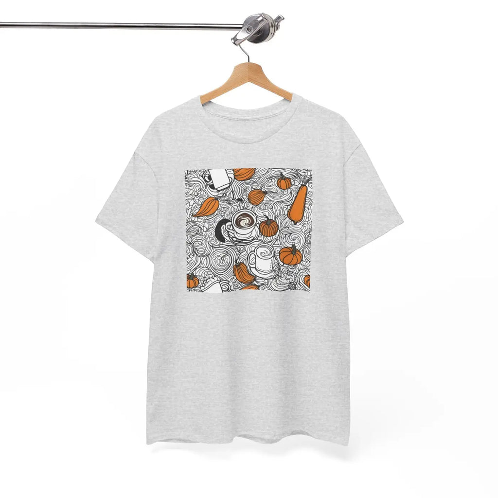 Pumpkin Spice Latte Deluxe T Shirt - Unisex Heavy Cotton - DipaliZ