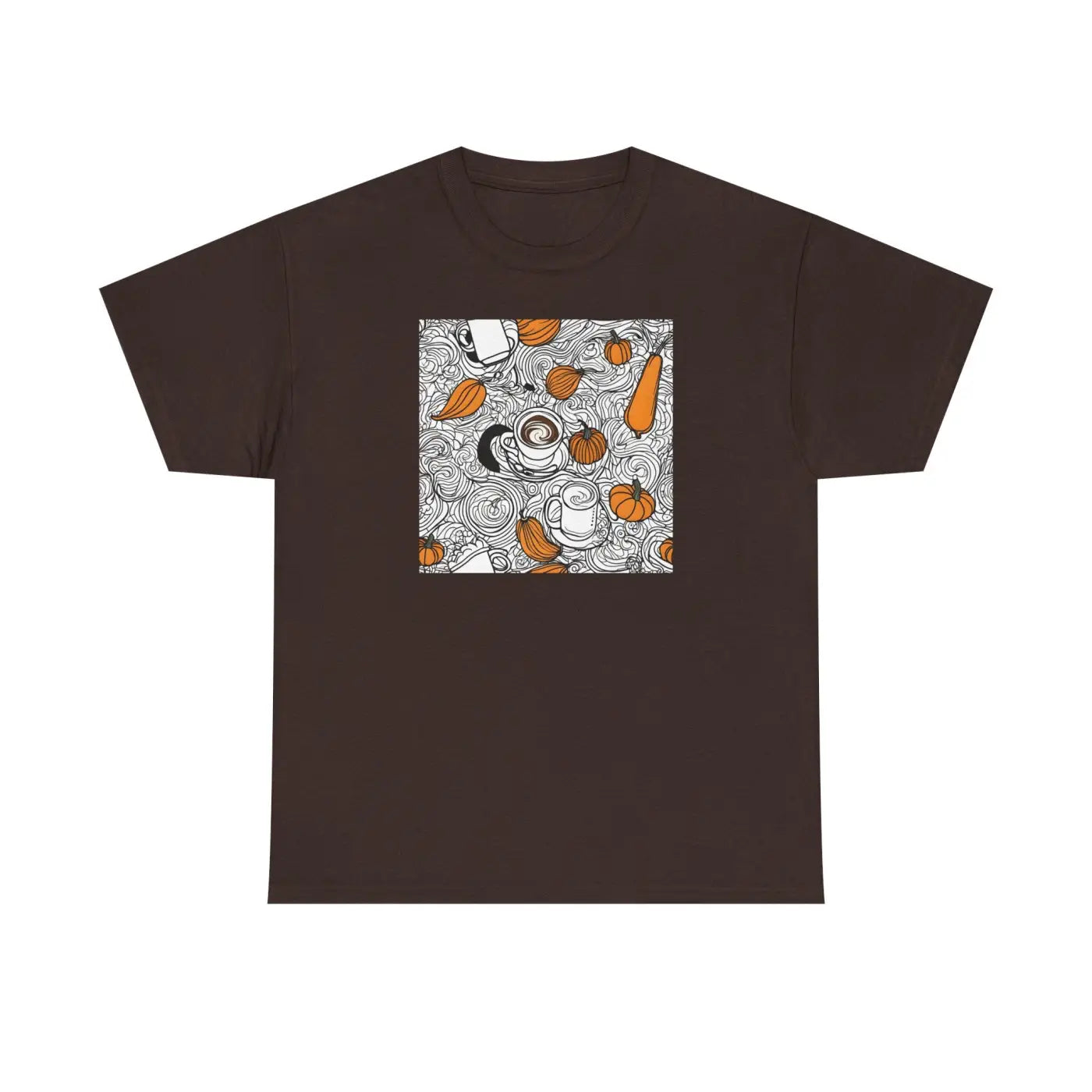 Pumpkin Spice Latte Deluxe T Shirt - Unisex Heavy Cotton - DipaliZ