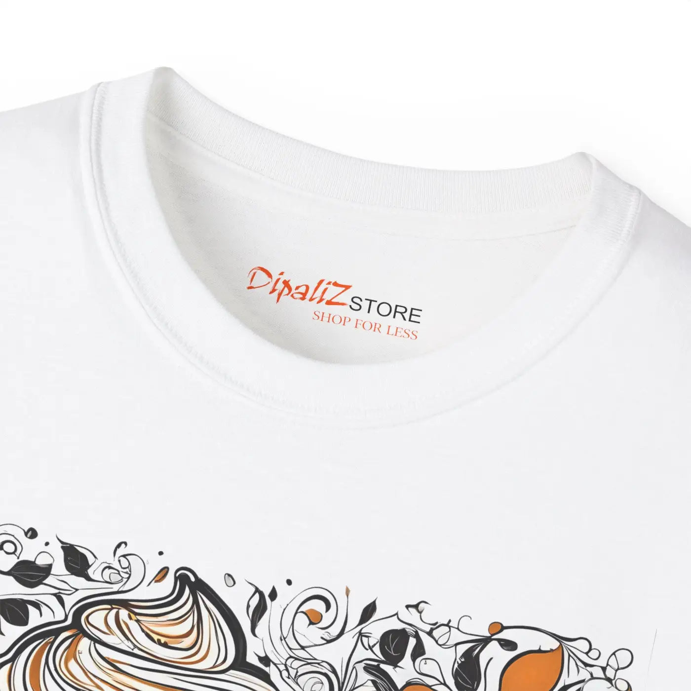 Unisex Ultra Cotton Tee - Pumpkin Spice Latte Design - DipaliZ