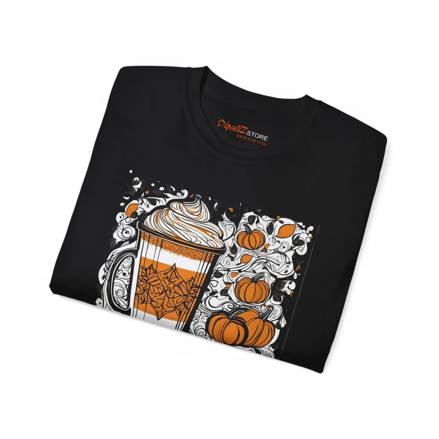Unisex Ultra Cotton Tee - Pumpkin Spice Latte Design - DipaliZ