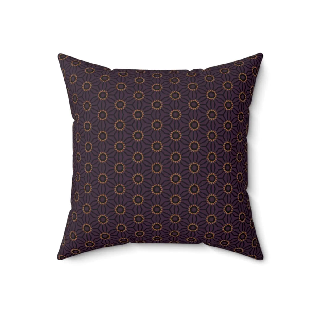 Spun Polyester Square Pillow - Abstract Pattern Design - DipaliZ