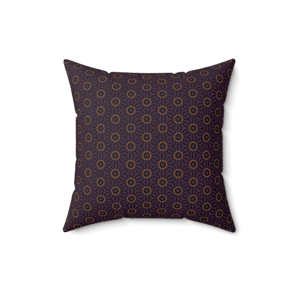 Spun Polyester Square Pillow - Abstract Pattern Design - DipaliZ