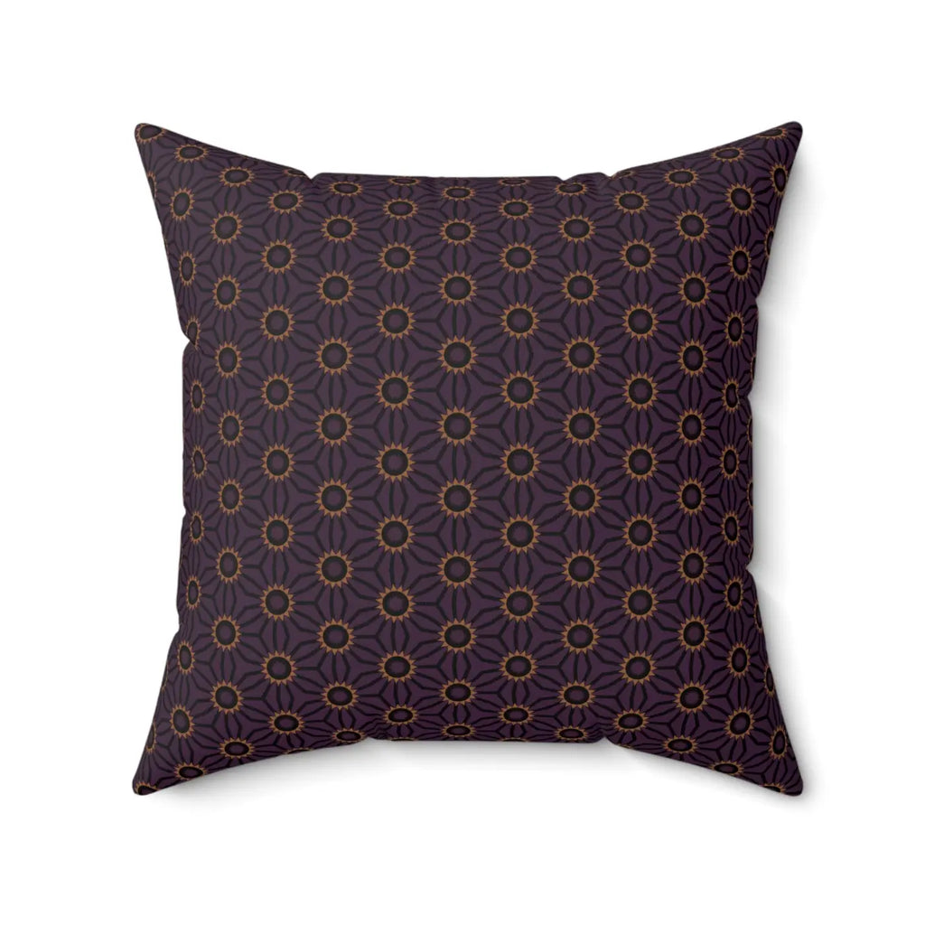 Spun Polyester Square Pillow - Abstract Pattern Design - DipaliZ