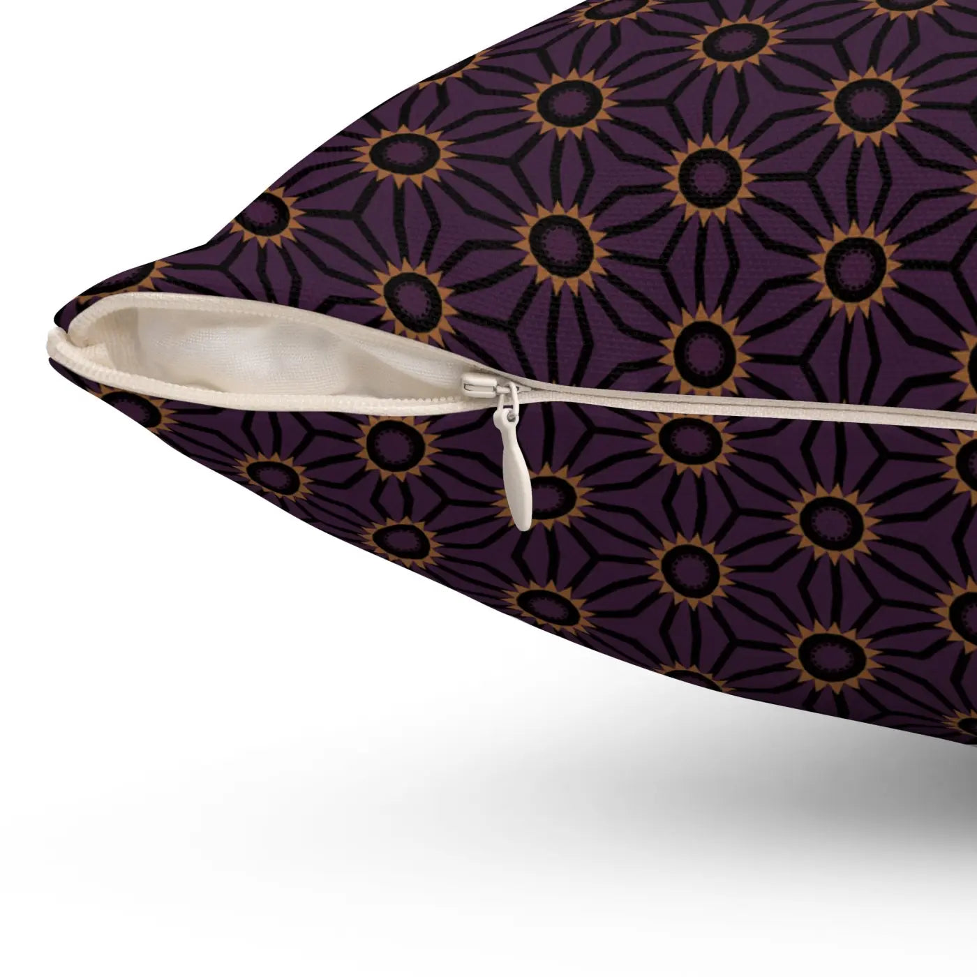Spun Polyester Square Pillow - Abstract Pattern Design - DipaliZ