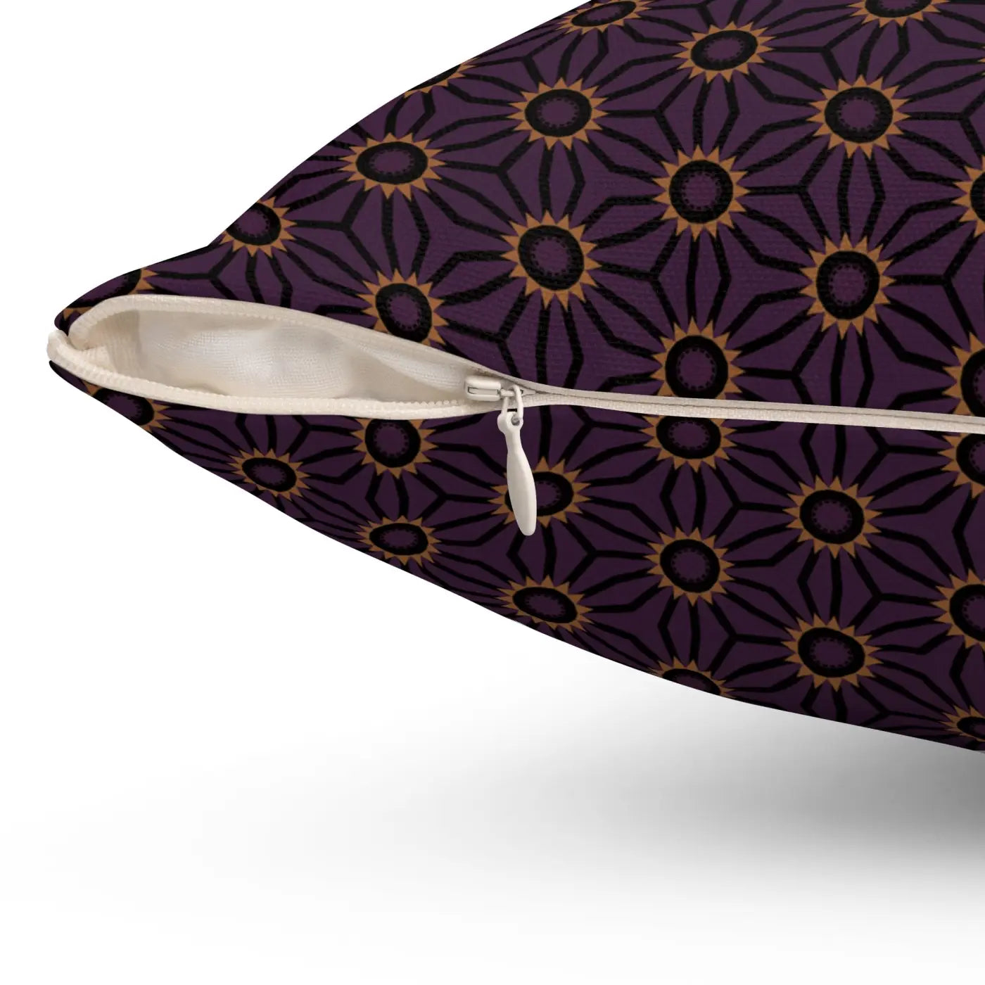 Spun Polyester Square Pillow - Abstract Pattern Design - DipaliZ
