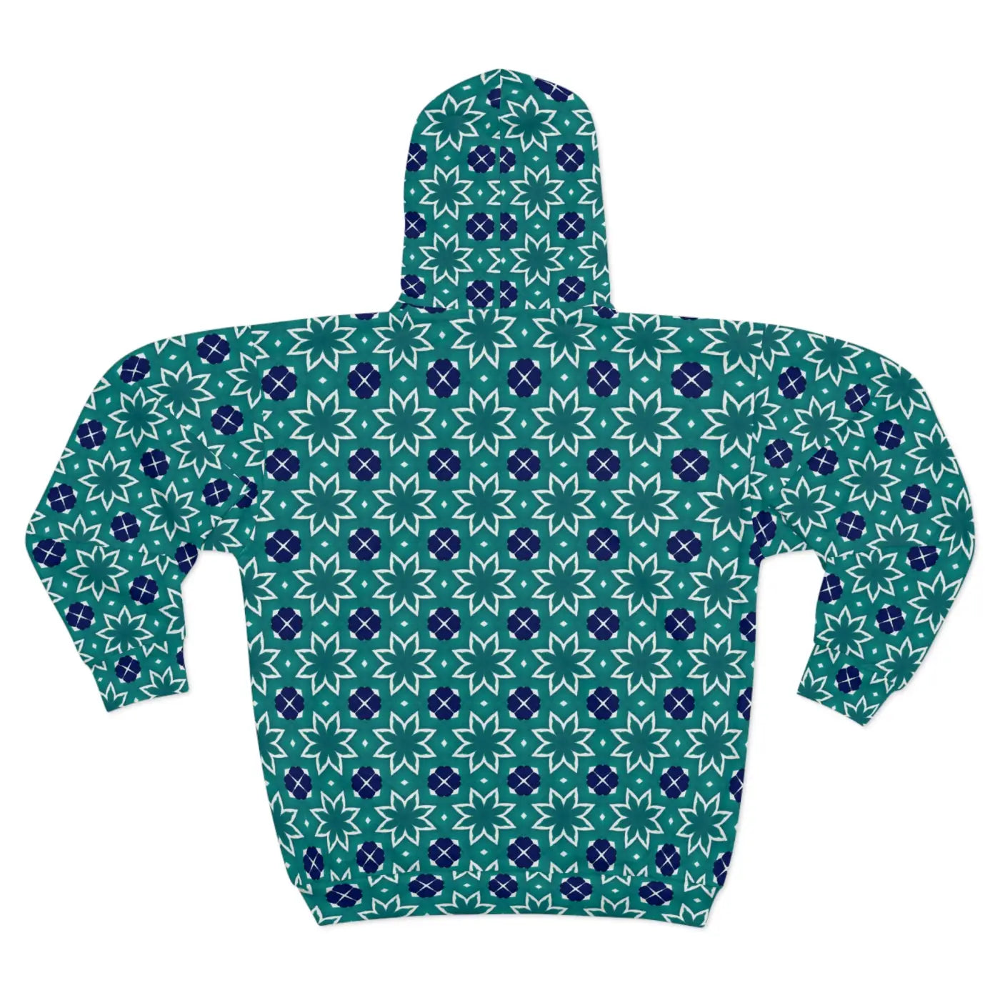 Purple Abstract Pattern Zip Hoodie - Unisex Style - DipaliZ