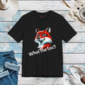 What the Fox Unisex Jersey Short Sleeve Tee - Red Fox - DipaliZ