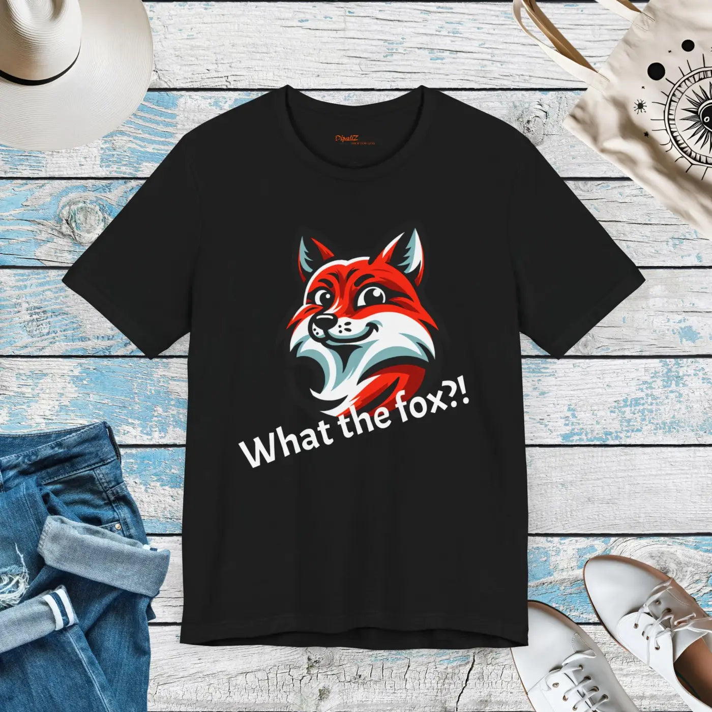 What the Fox Unisex Jersey Short Sleeve Tee - Red Fox - DipaliZ