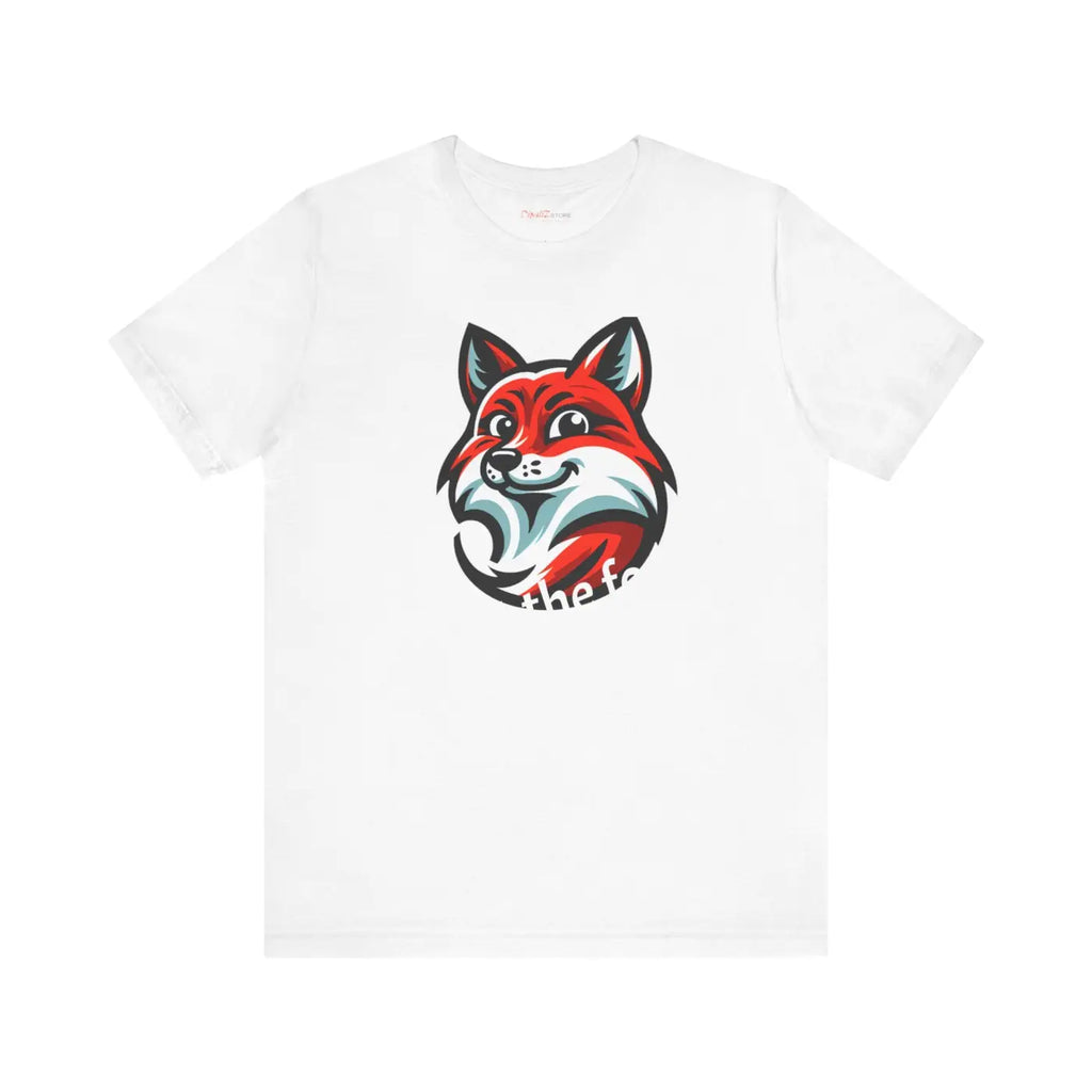 What the Fox Unisex Jersey Short Sleeve Tee - Red Fox - DipaliZ