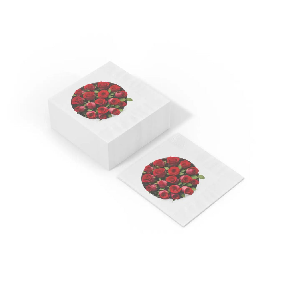 White Coined Napkins - Elegant Party Essentials - DipaliZ