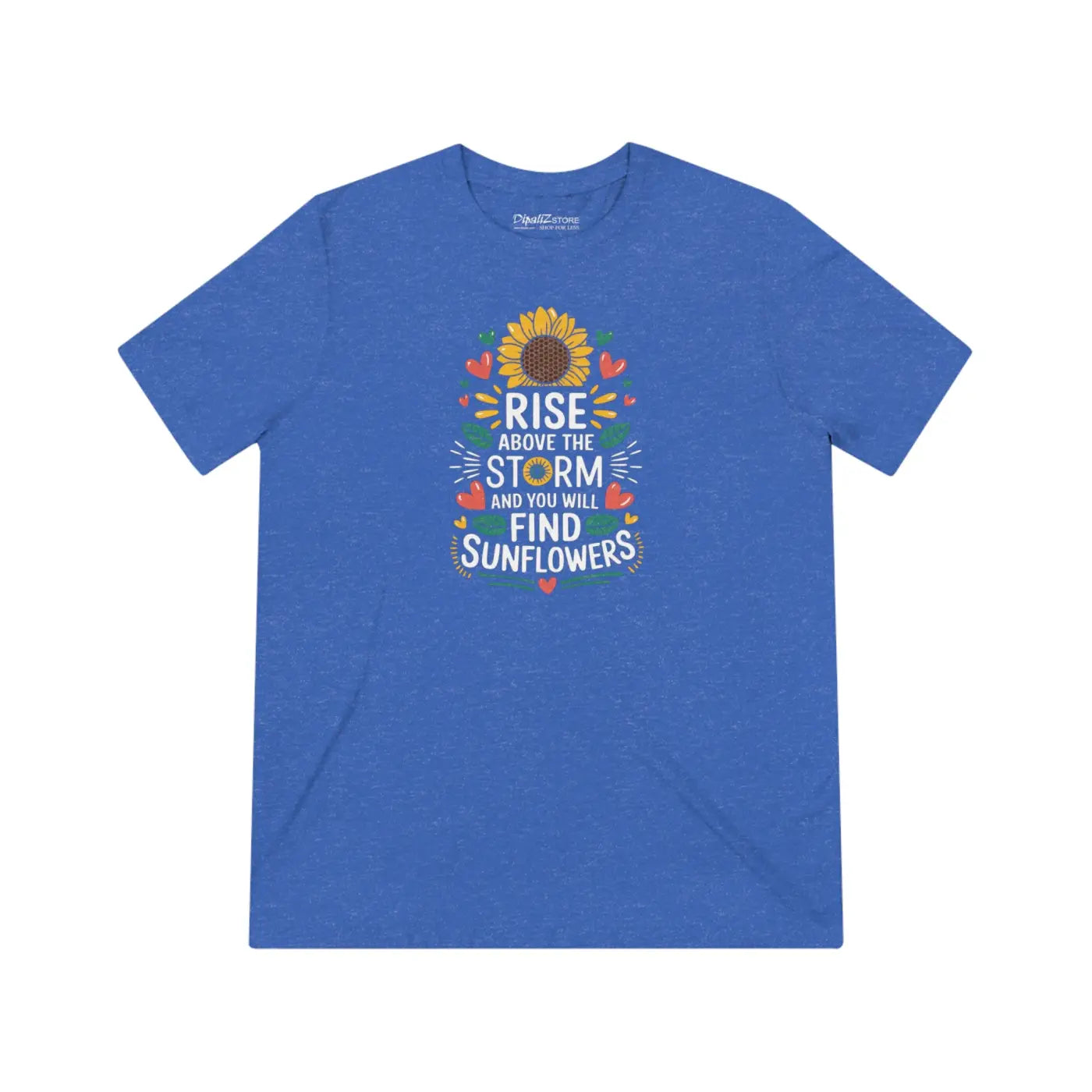 Unisex Triblend Tee - Rise Above the Storm - DipaliZ