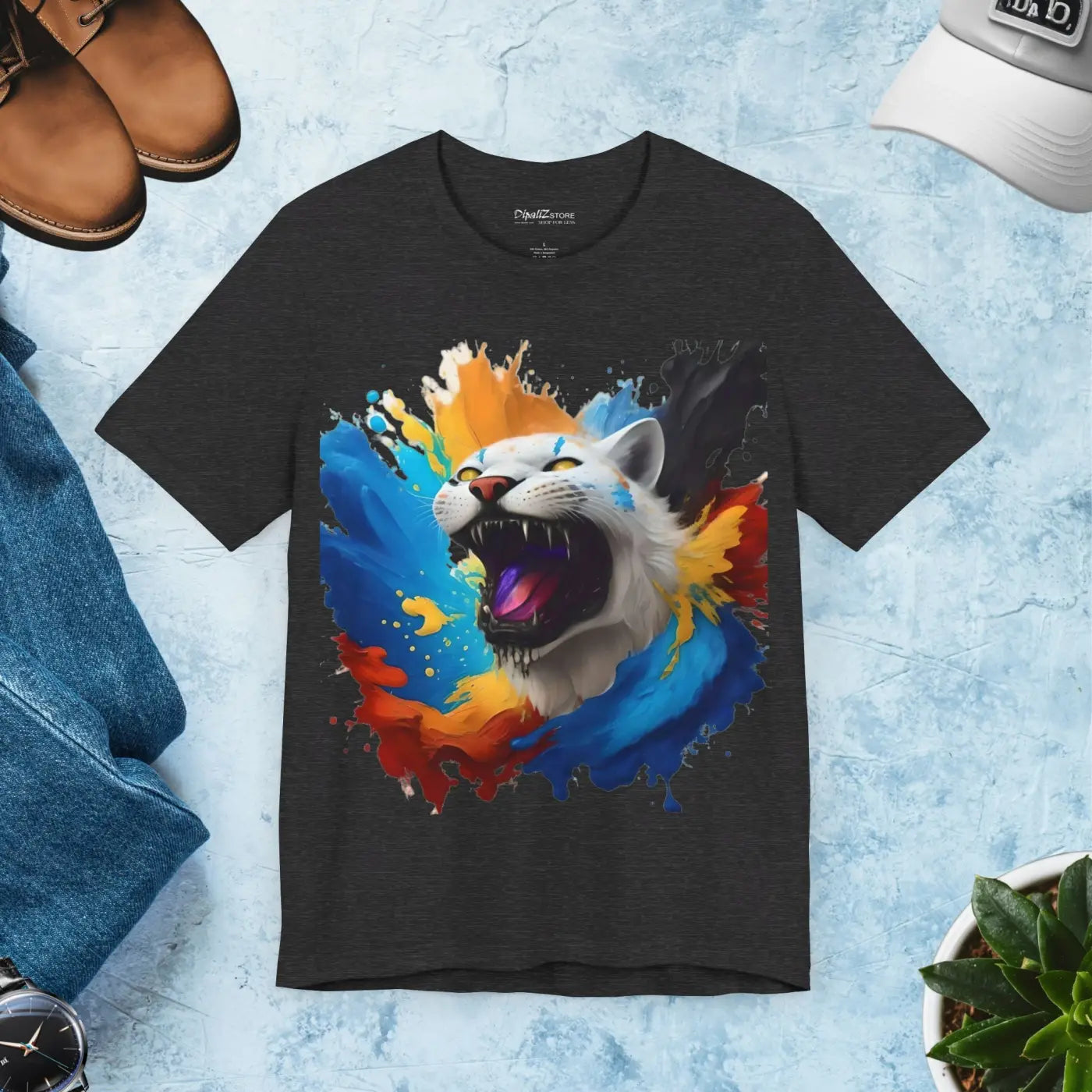 Roaring Lion Jersey Short Sleeve Tee - Unisex Fit - DipaliZ
