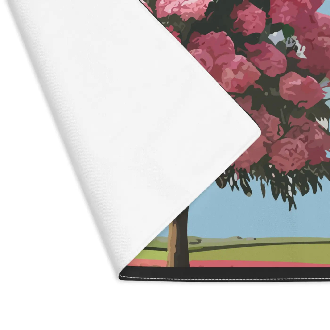Rose Shrub Cotton Placemat - Vibrant Floral Dining - DipaliZ