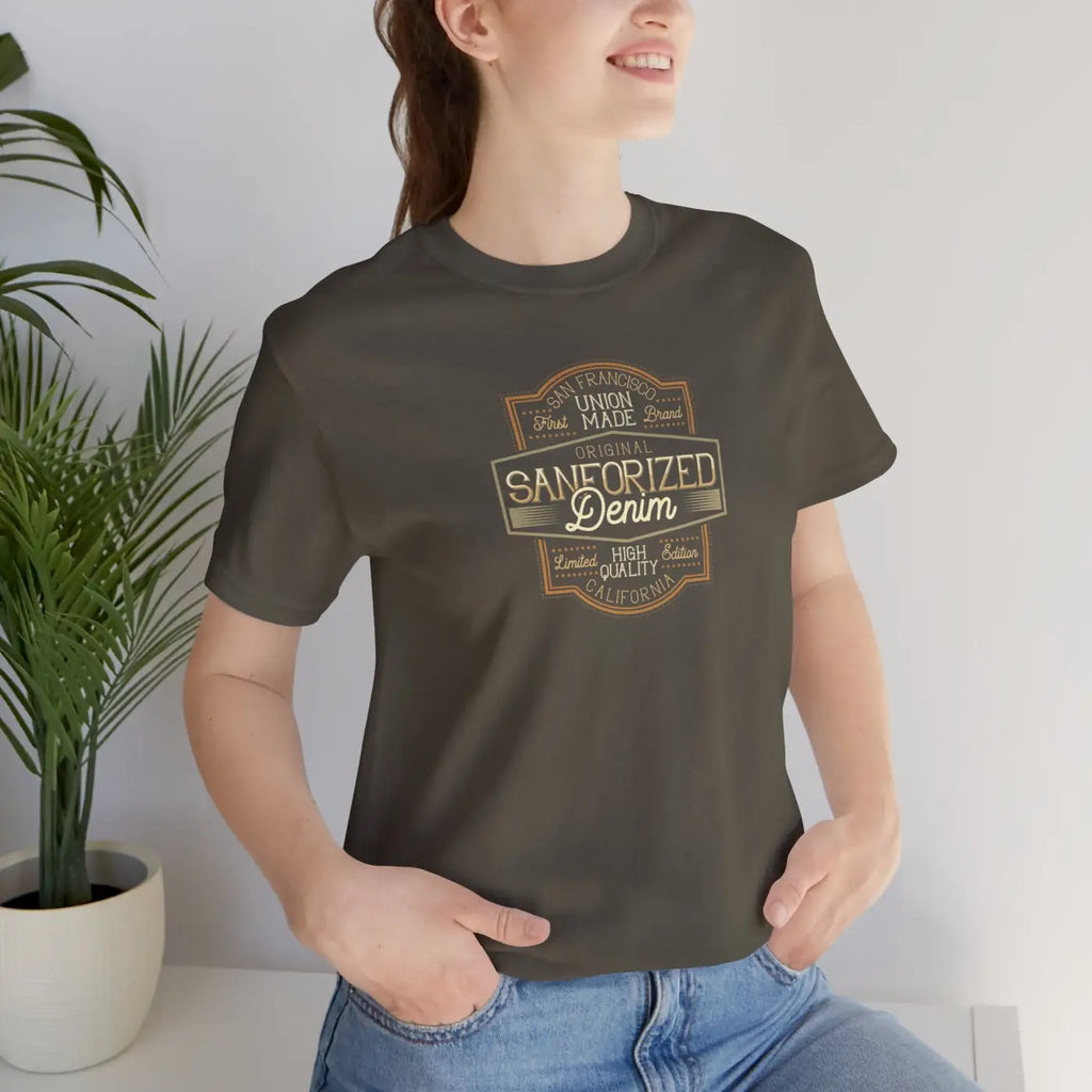 San Francisco Denim Jersey Short Sleeve Tee - Unisex - DipaliZ