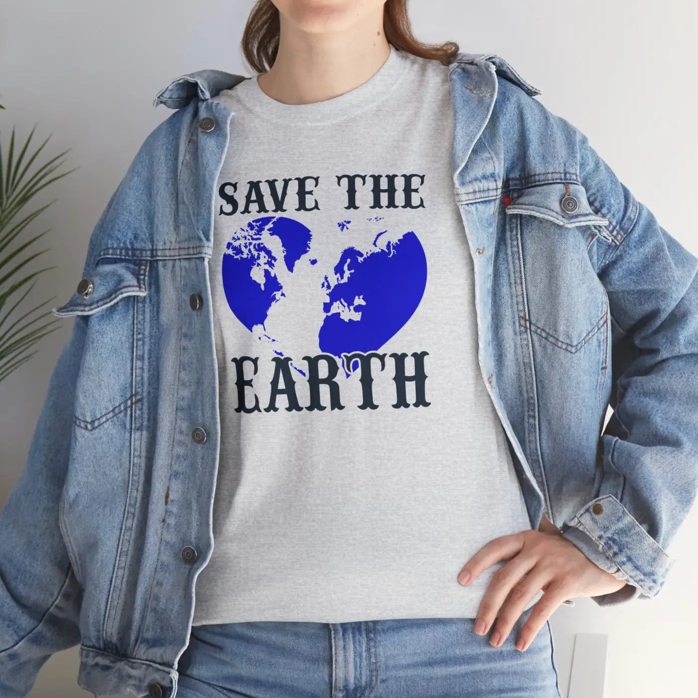 Earth Day Unisex Deluxe T Shirt - Heavy Cotton Tee - DipaliZ