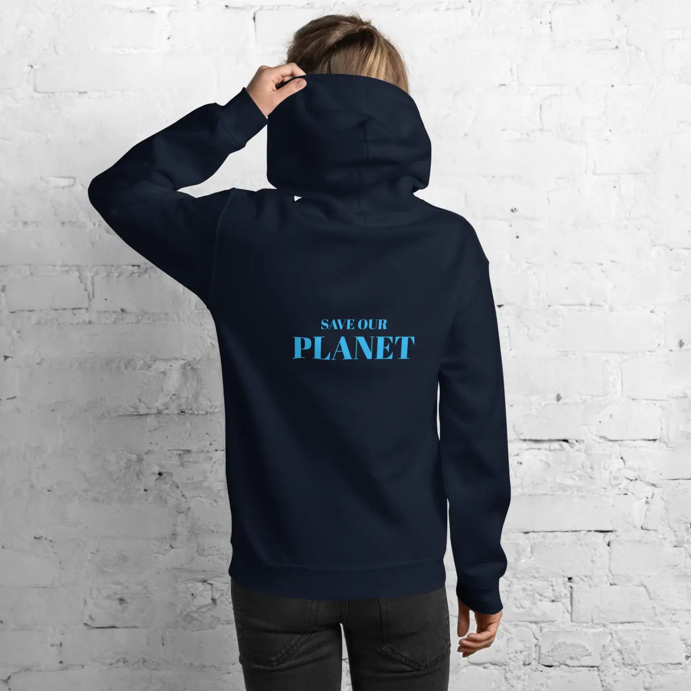 Planet Earth Unisex Hoodie - Save Our Planet Design - DipaliZ