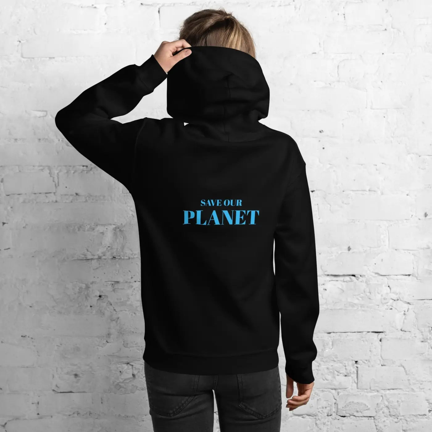 Planet Earth Unisex Hoodie - Save Our Planet Design - DipaliZ