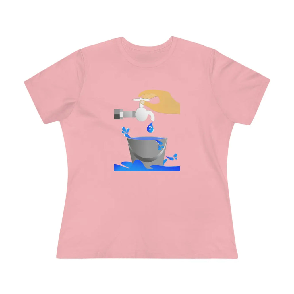 Women's Premium Tee - Eco Save Water Design - DipaliZ