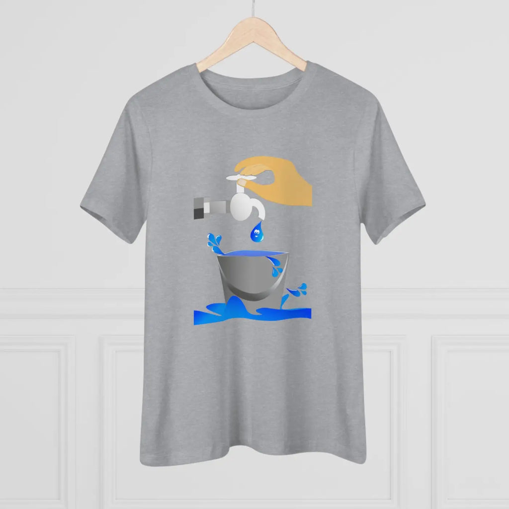 Women's Premium Tee - Eco Save Water Design - DipaliZ