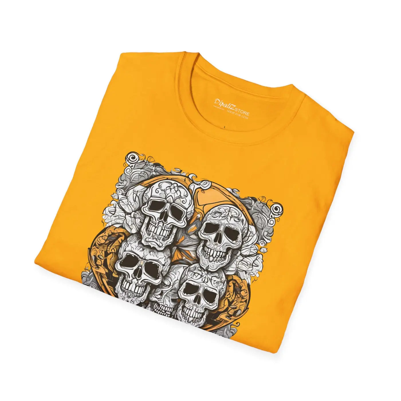 Scary Skulls Softstyle T Shirt - Halloween Themed - DipaliZ