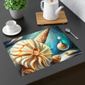Sea Shell Placemat - Coastal Marine Life Design - DipaliZ
