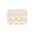 Sherpa Blanket - Small Flower Pattern Reversible Throw - DipaliZ