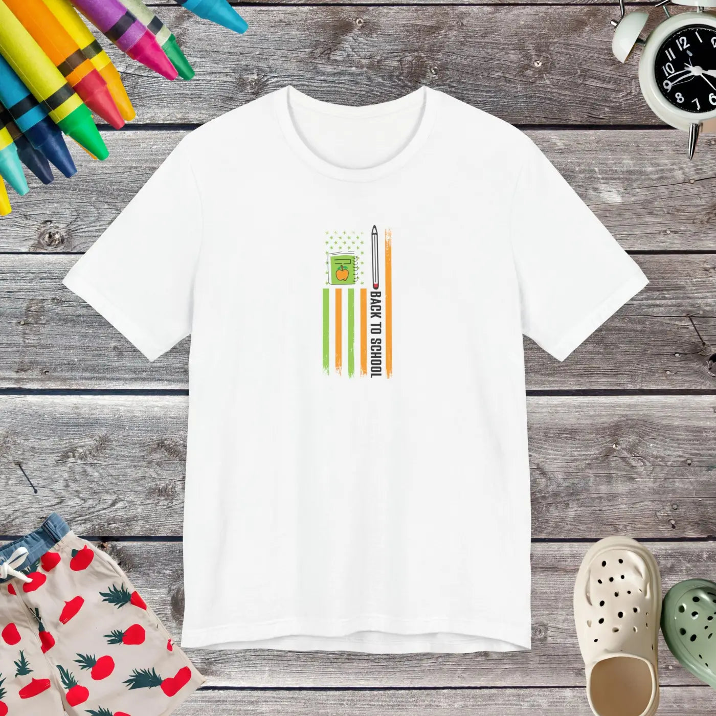 Back to School Pencils Tee - Unisex Jersey Cotton - DipaliZ