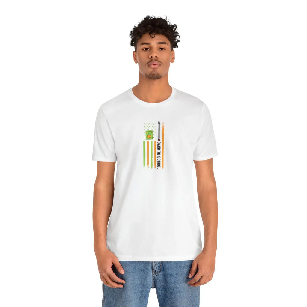 Back to School Pencils Tee - Unisex Jersey Cotton - DipaliZ