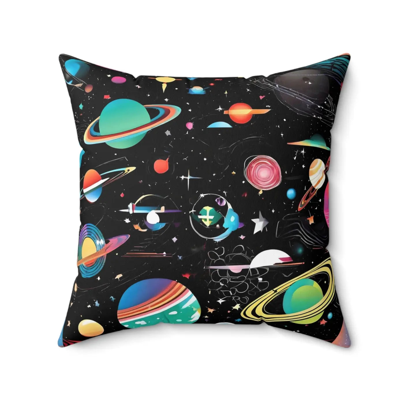 Spun Polyester Square Pillow - Comfort and Style - DipaliZ