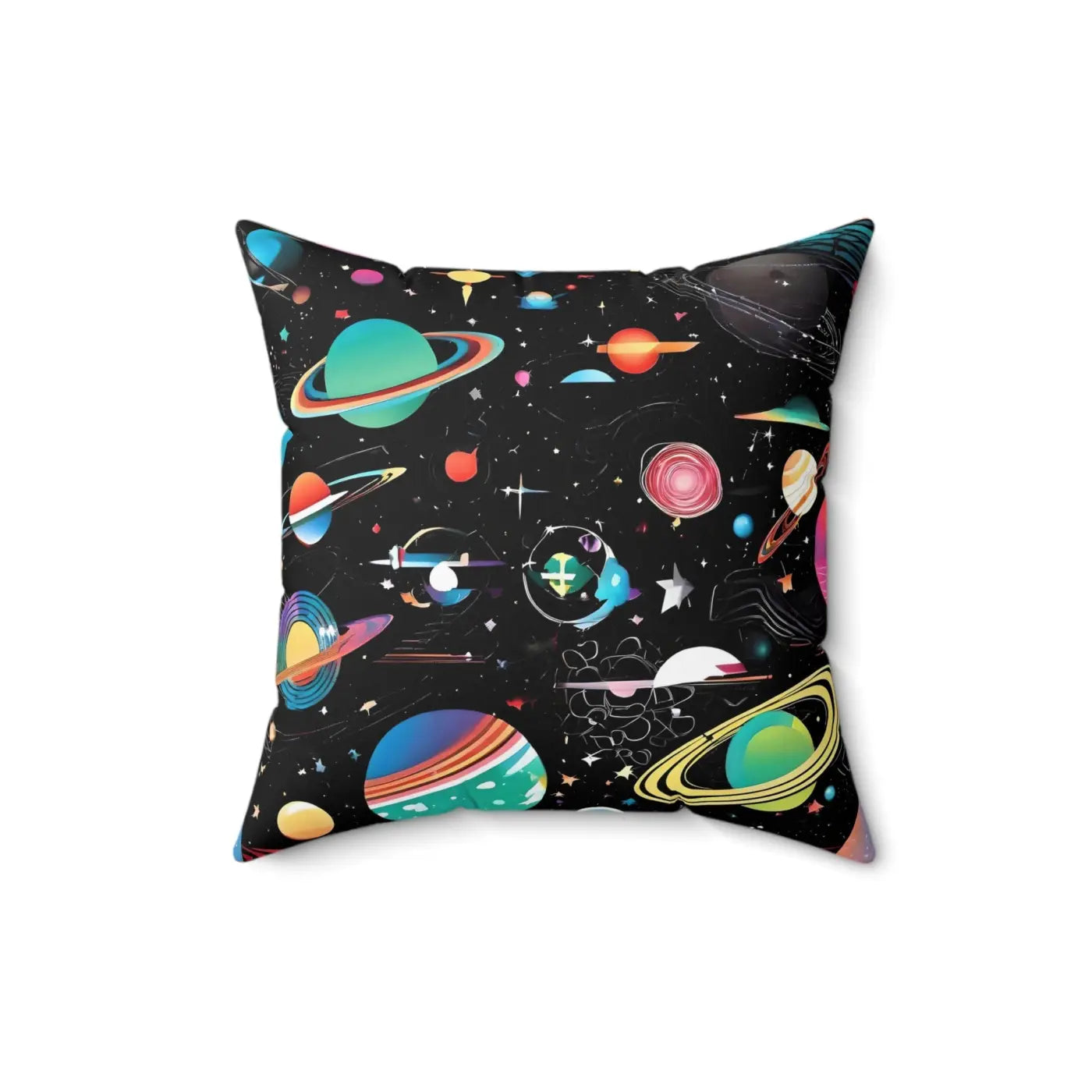 Spun Polyester Square Pillow - Comfort and Style - DipaliZ