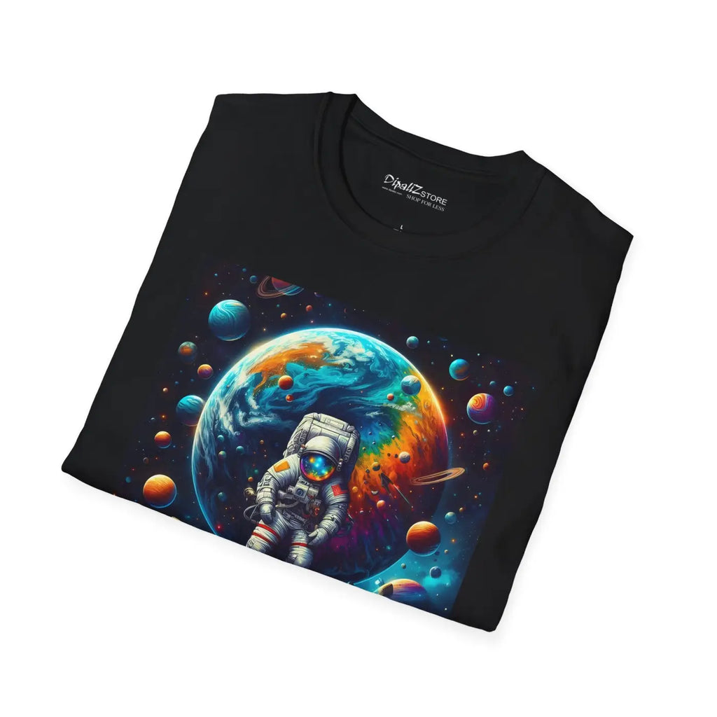 Unisex Softstyle Solar System Tee - Space Lover Shirt - DipaliZ