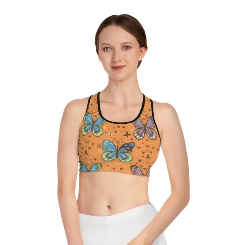 Compression Fit Sports Bra - Exceptional Support - DipaliZ