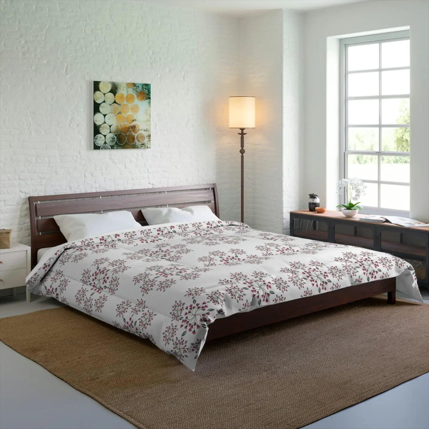 Spring Floral Quilt - Eco-Friendly Gifts for Her - DipaliZ