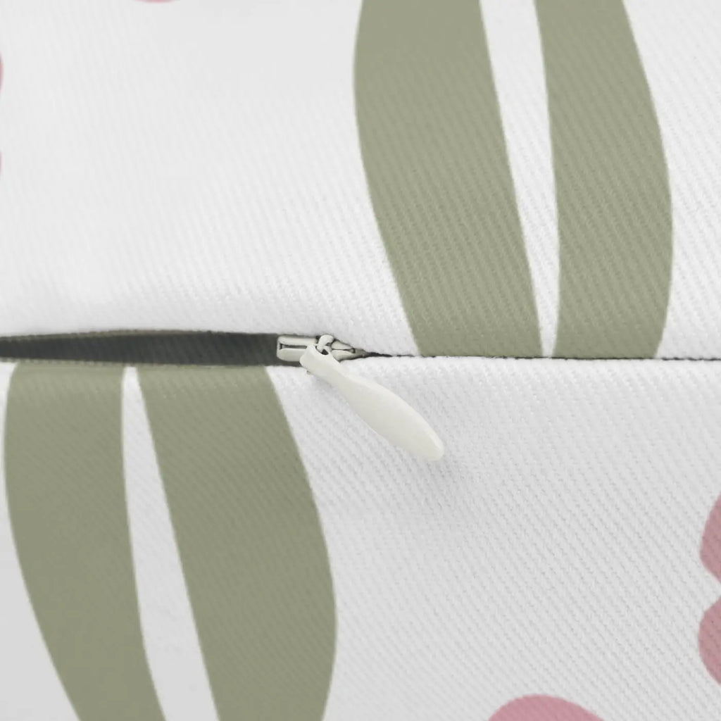 Spun Polyester Lumbar Pillow - Pastel Spring Florals - DipaliZ