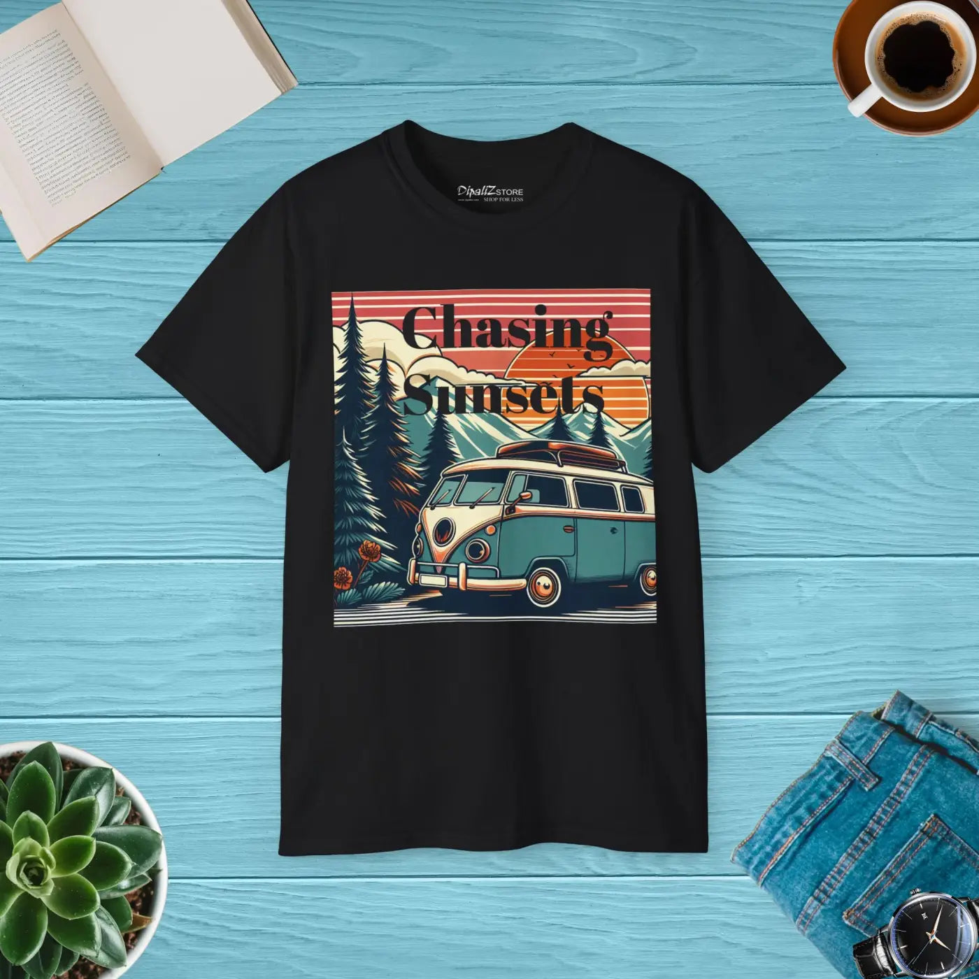Unisex Ultra Cotton Tee - Vibrant Outdoor Print - DipaliZ