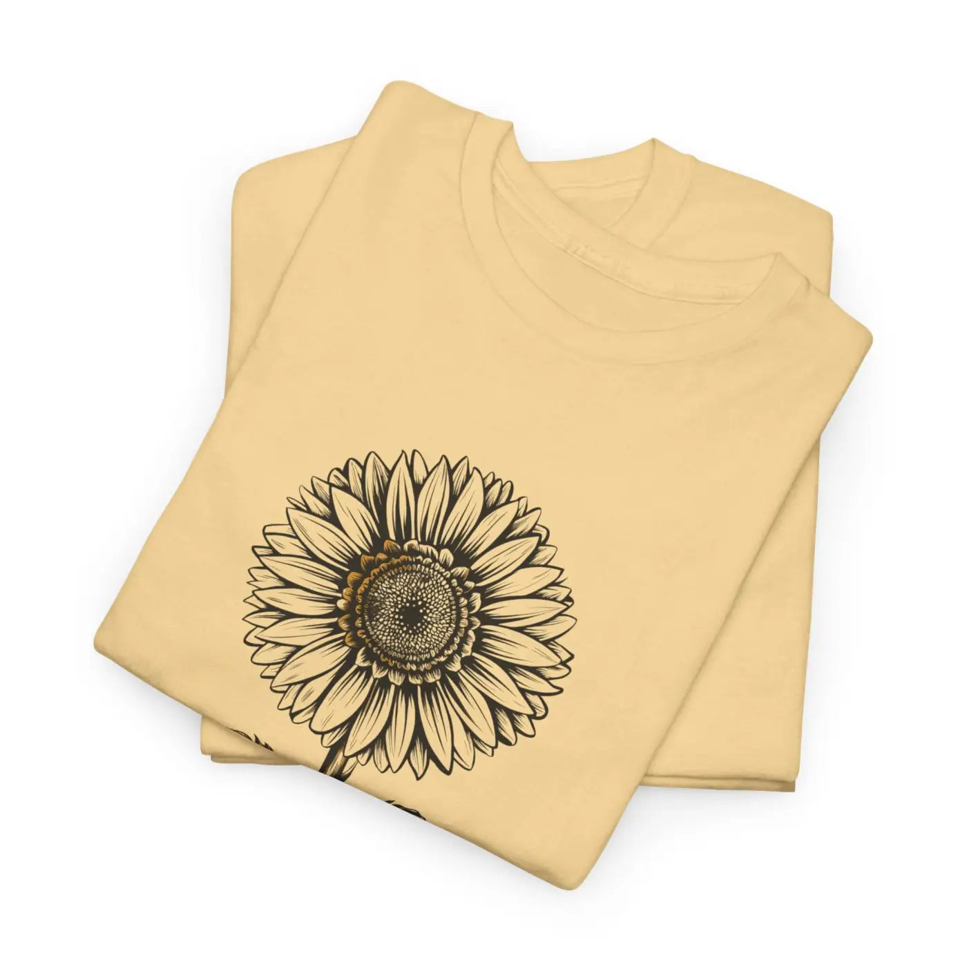 Unisex Deluxe T Shirt - Sunflower Motivational Design - DipaliZ