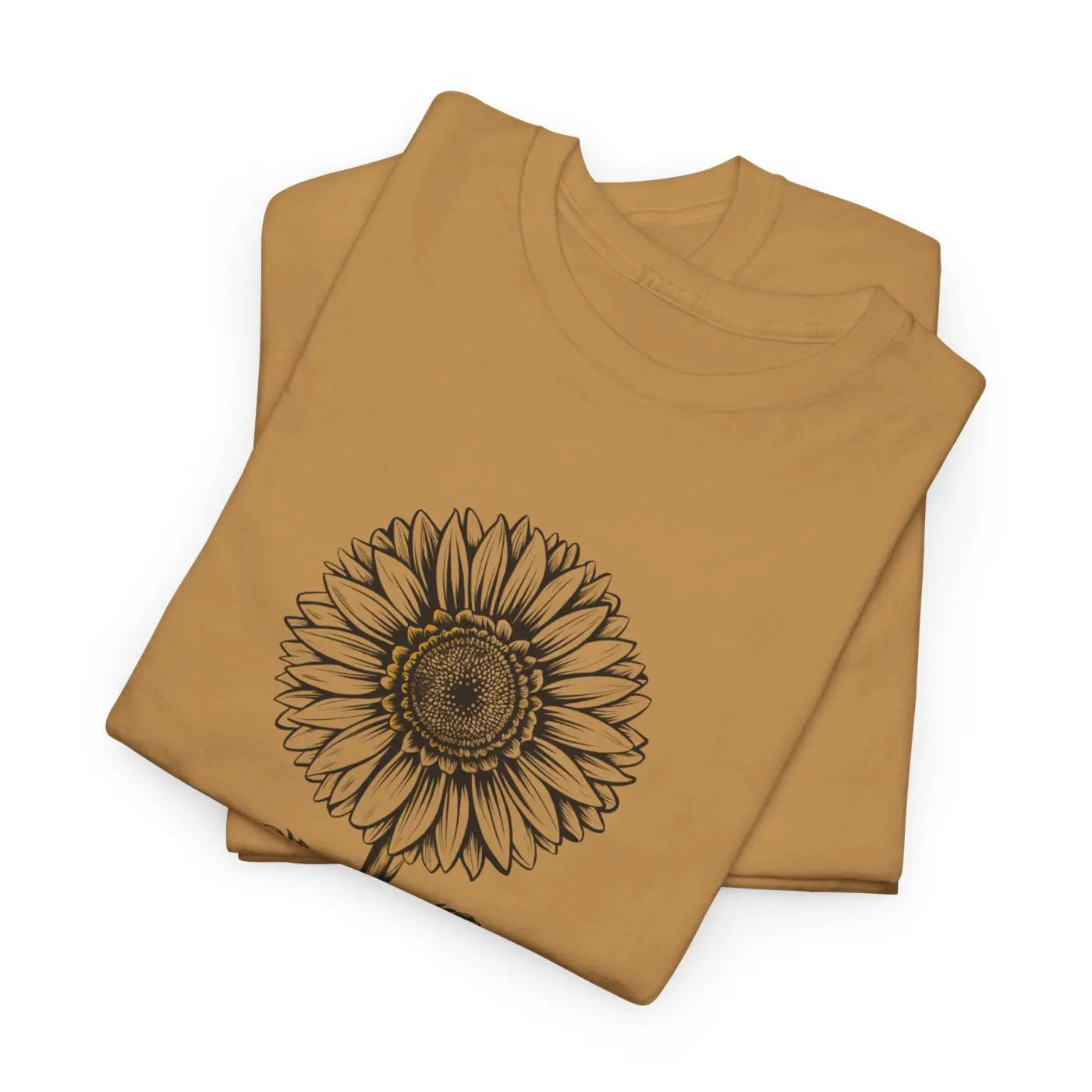 Unisex Deluxe T Shirt - Sunflower Motivational Design - DipaliZ