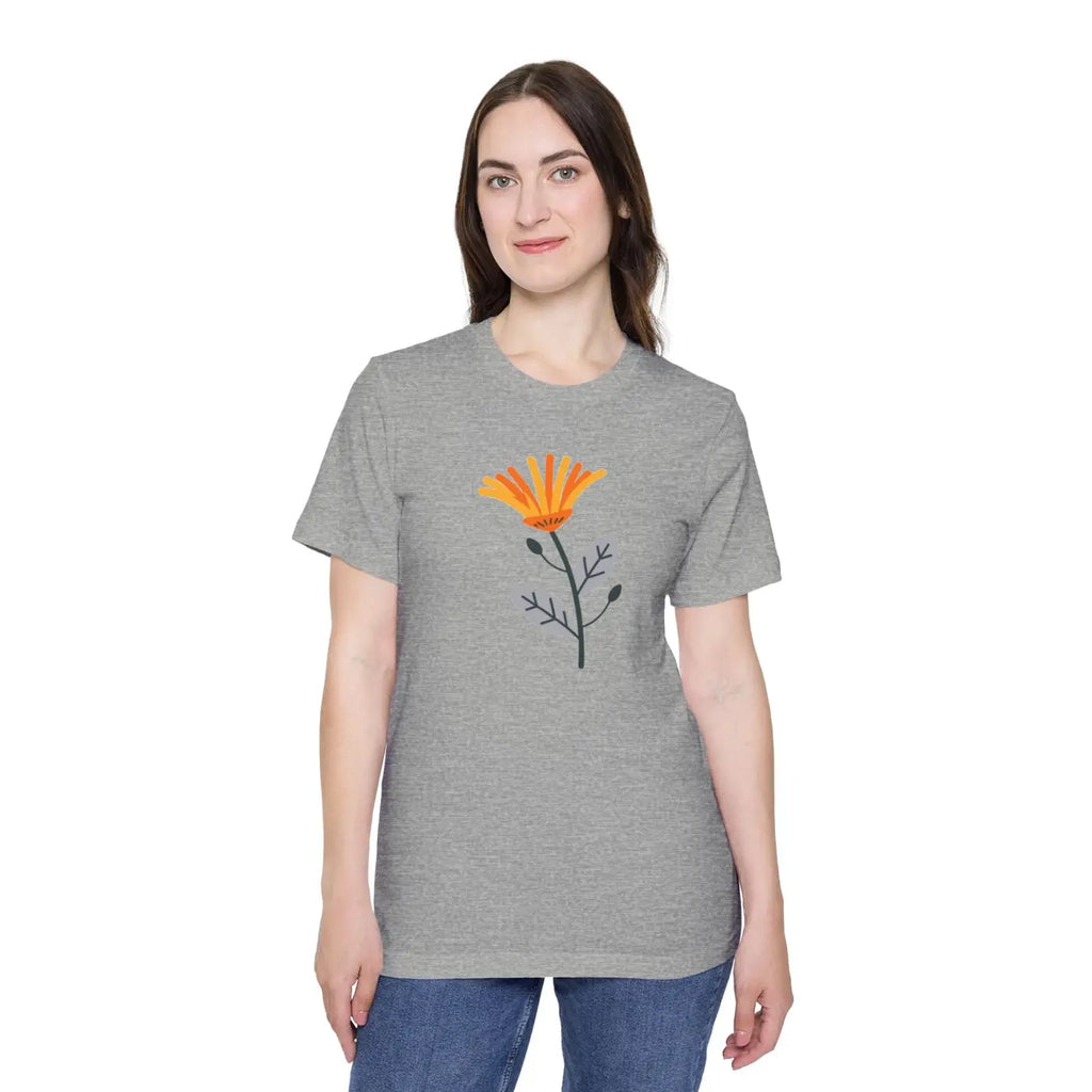 Sunflower Tee - Soft Cotton Unisex Jersey - DipaliZ