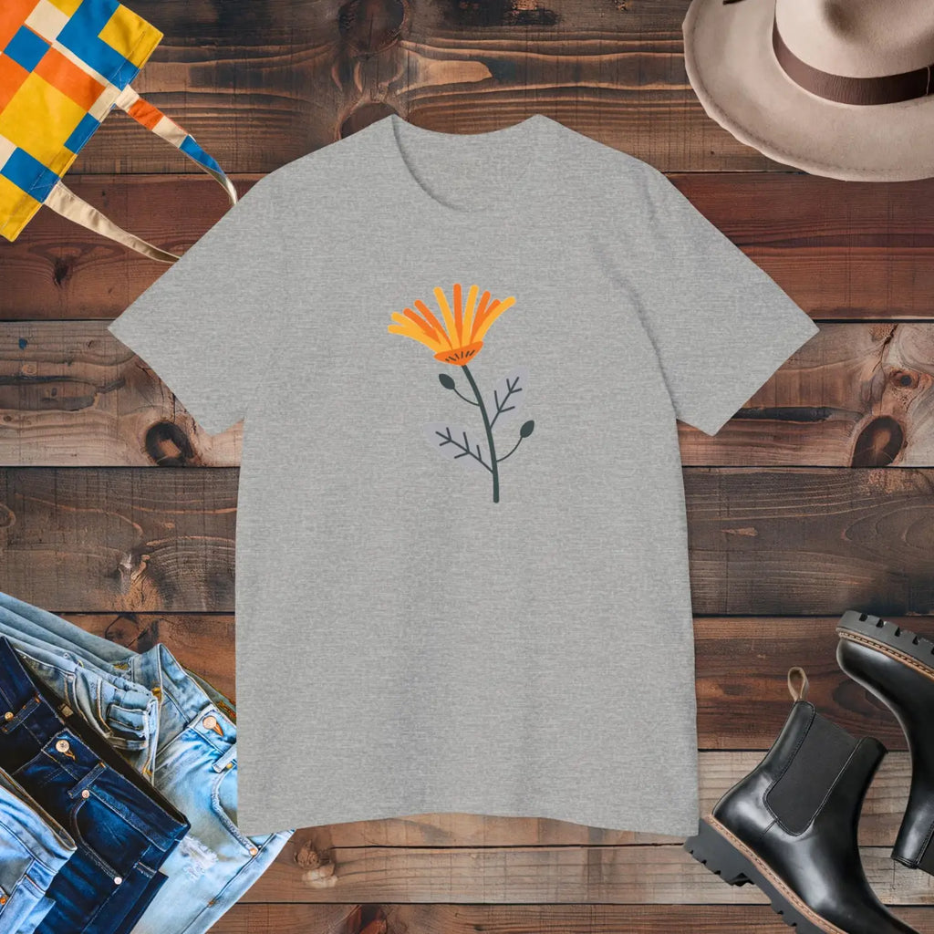 Sunflower Tee - Soft Cotton Unisex Jersey - DipaliZ