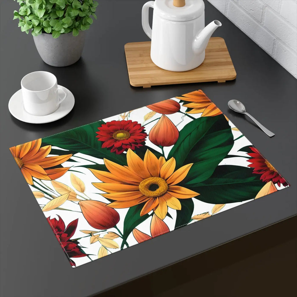 Fall Foliage Placemats - Autumn Table Decor - DipaliZ