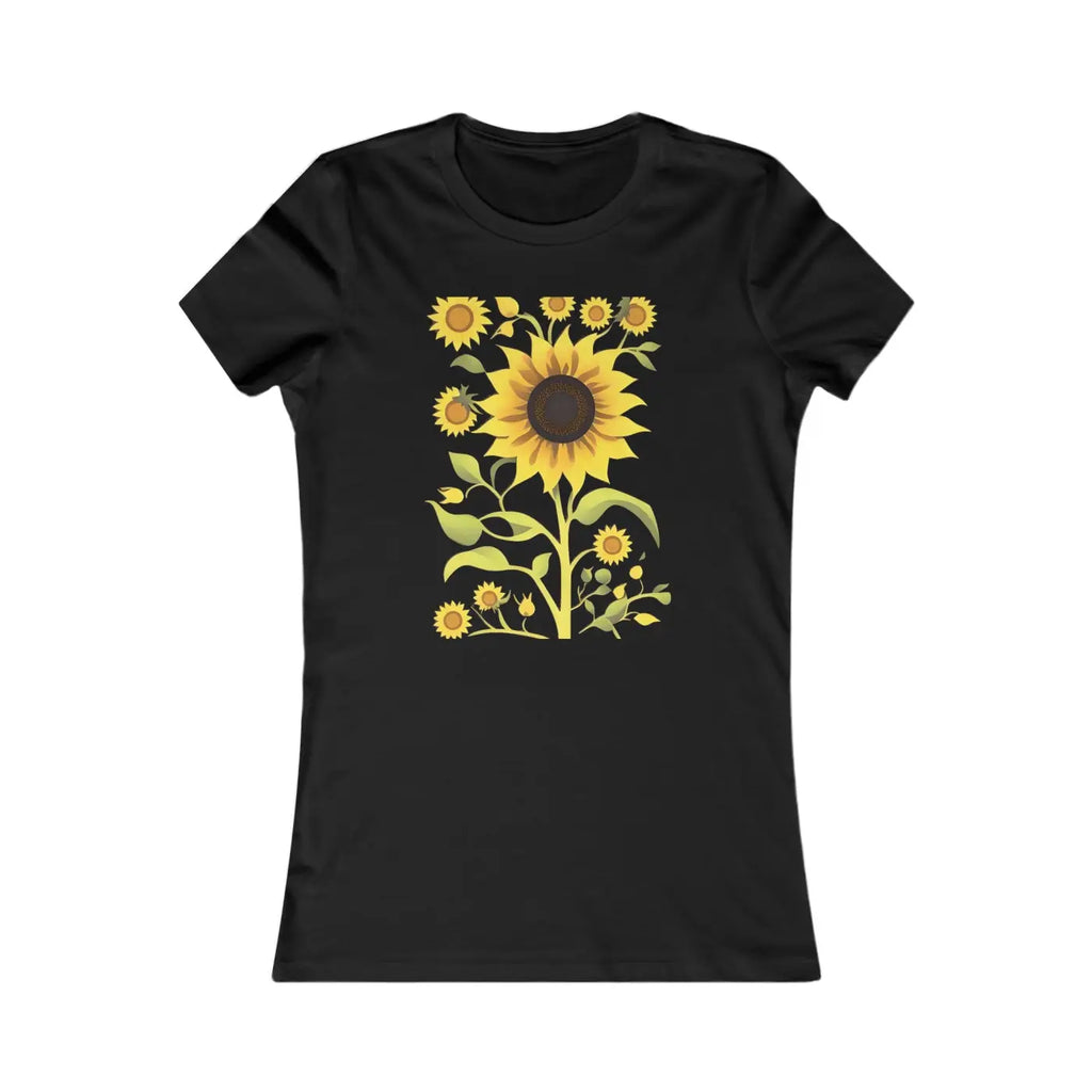 Sunflower Women's Favorite Tee - Soft Comfort Fit - DipaliZ