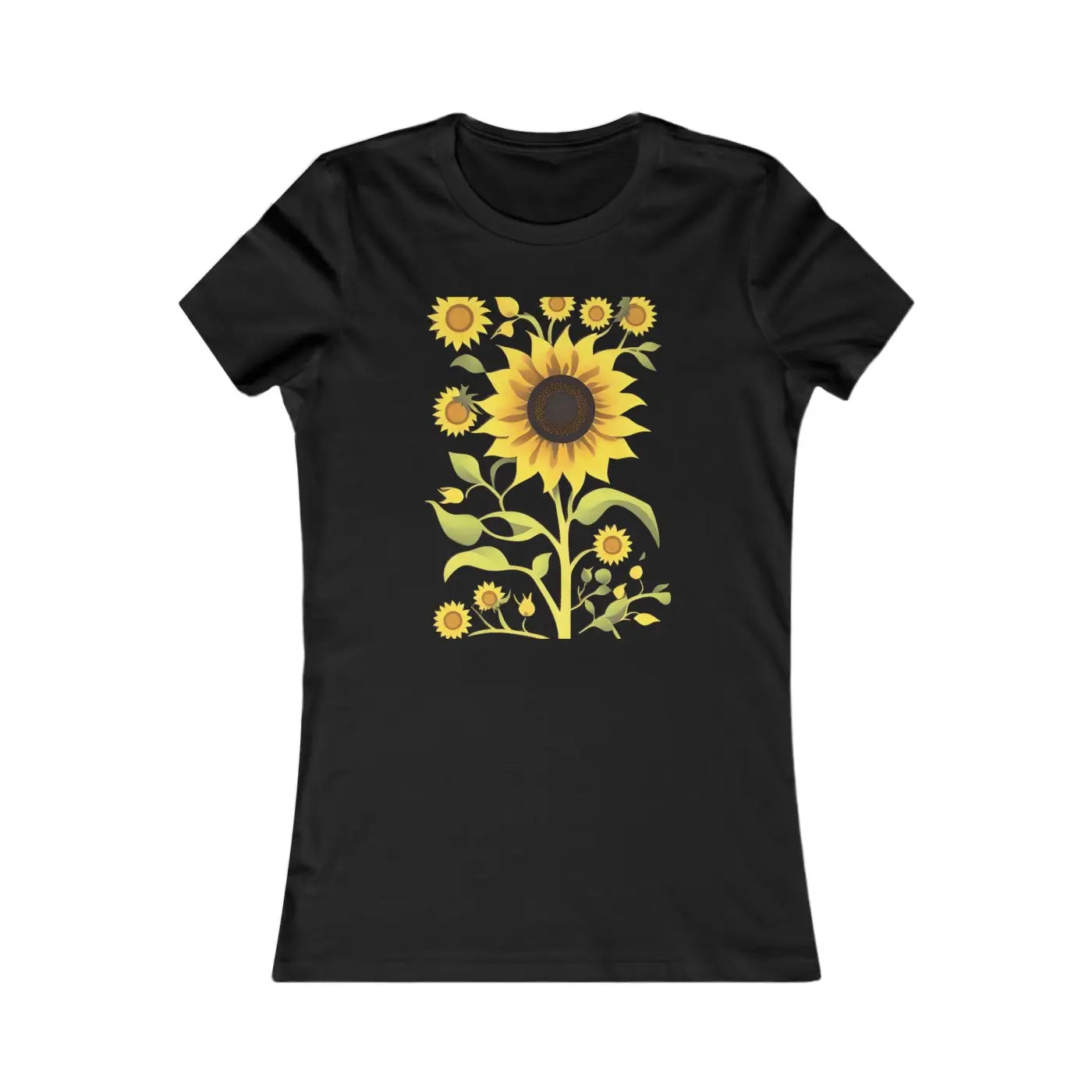 Sunflower Women's Favorite Tee - Soft Comfort Fit - DipaliZ