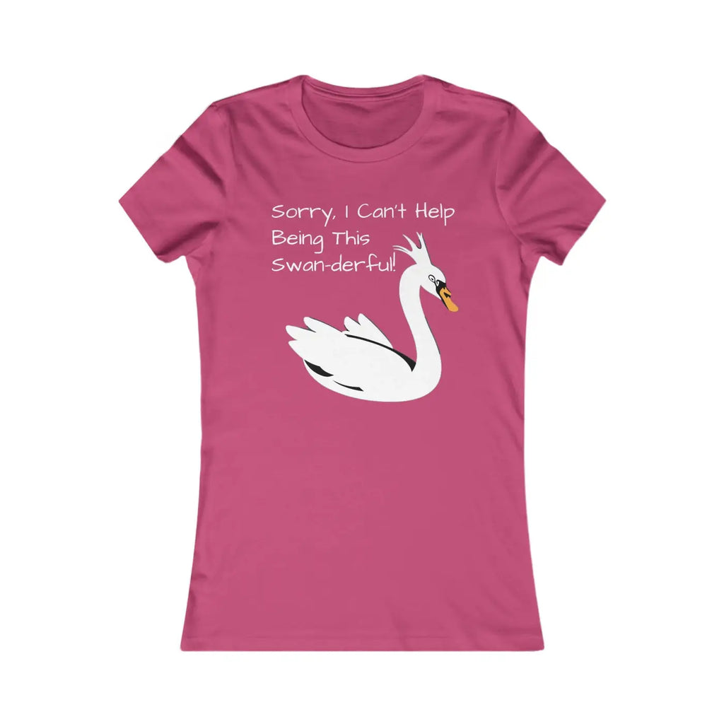 Swan Derful Swan Tee - Bold Comfort for Women - DipaliZ