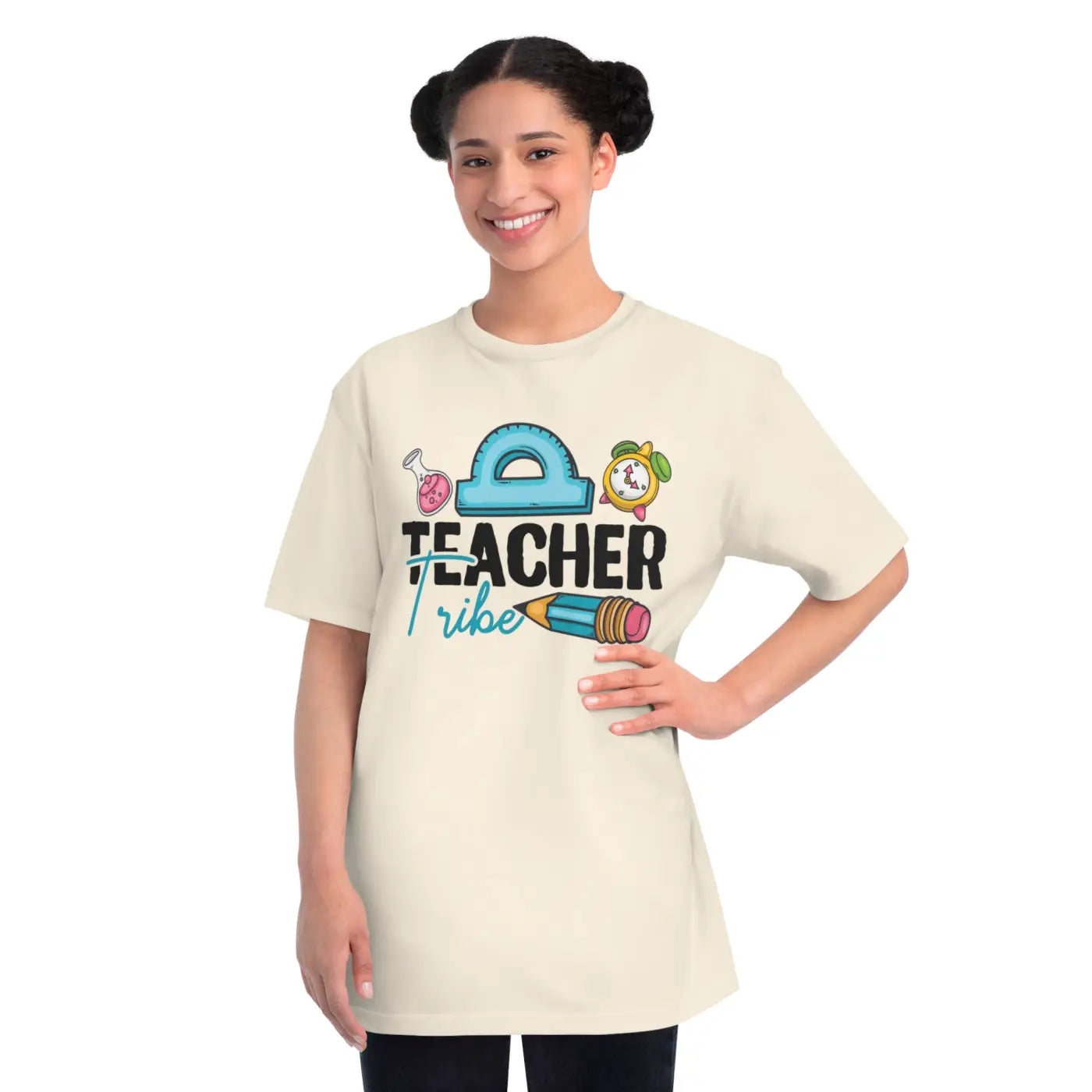 Organic Unisex Classic T Shirt - Teacher Tribe Eco Tee - DipaliZ