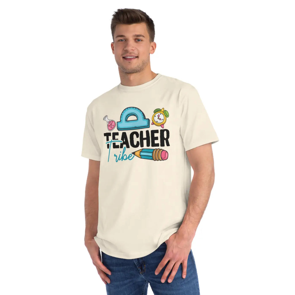 Organic Unisex Classic T Shirt - Teacher Tribe Eco Tee - DipaliZ