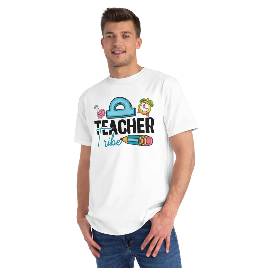 Organic Unisex Classic T Shirt - Teacher Tribe Eco Tee - DipaliZ