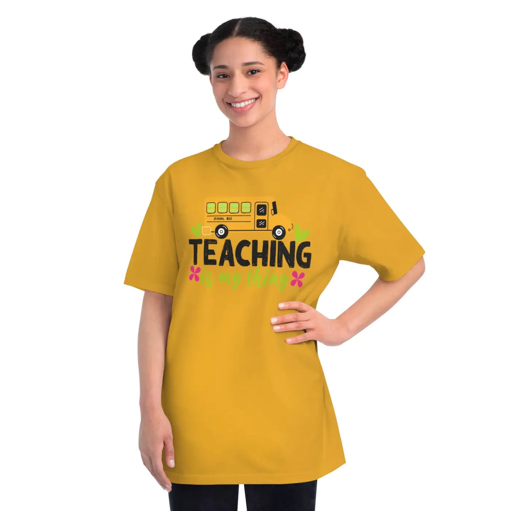 Organic Unisex Classic T Shirt - Teacher Pride Design - DipaliZ