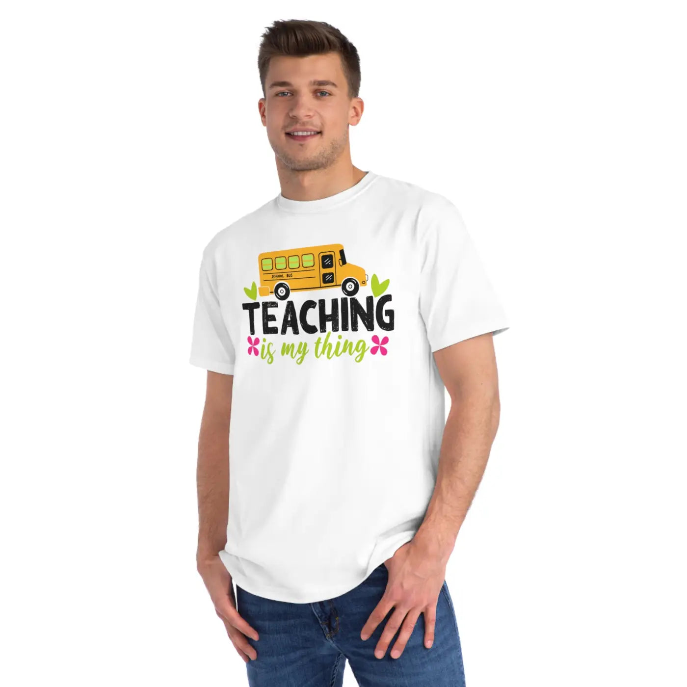 Organic Unisex Classic T Shirt - Teacher Pride Design - DipaliZ