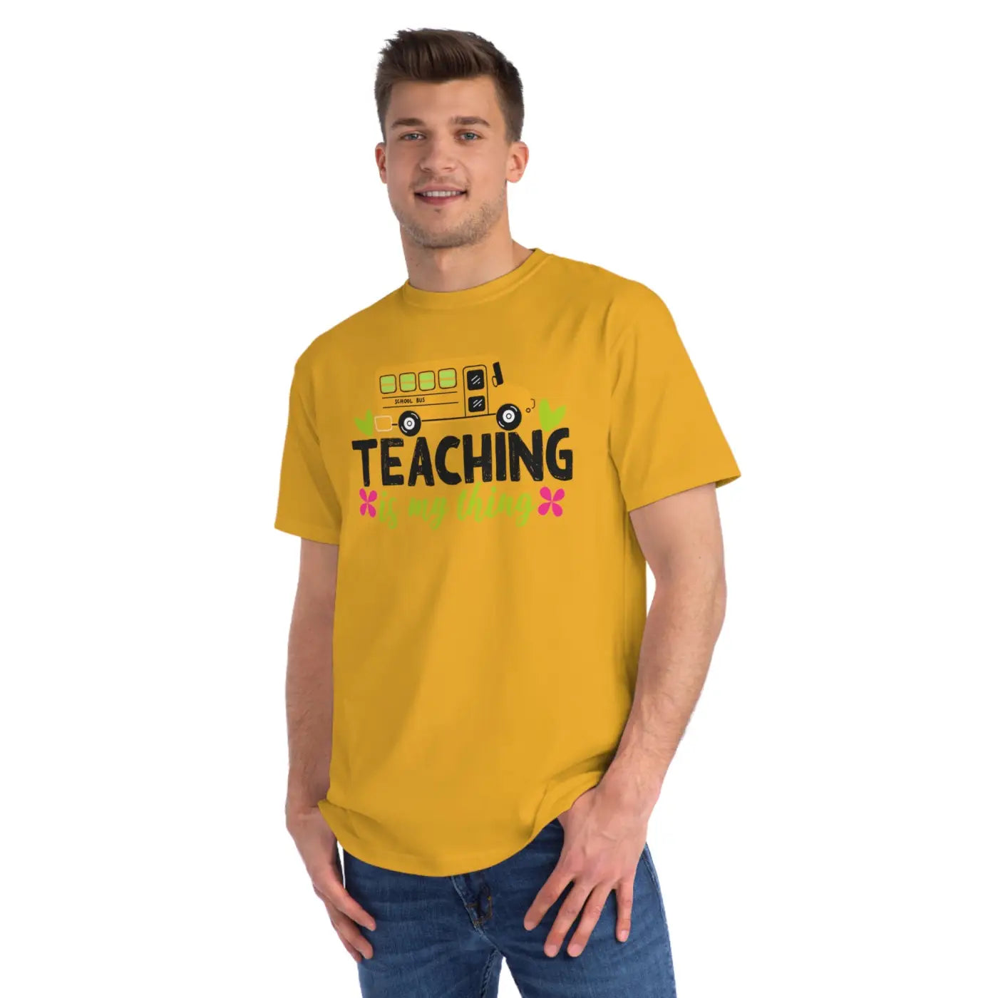 Organic Unisex Classic T Shirt - Teacher Pride Design - DipaliZ